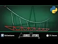 New Course Non-linear finite element analysis of catenary cable structures in Python