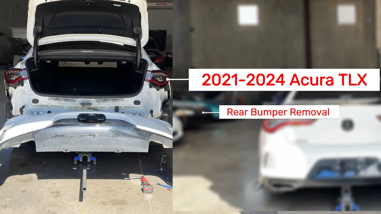2021-2024 Acura TLX : Rear Bumper Painted
