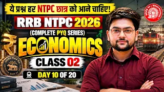 RRB NTPC 2026-27 | Economics Class 2 🔥 | Complete Economics for Railway Exams | Jeet Rana Sir