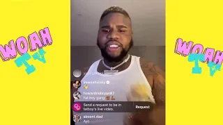 fat boy sse gets freaky with girlfriend on live 