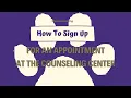 Easy Steps to Schedule Your Counseling Session A Guide for UW Students