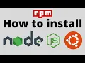 Install Nodejs and npm in Ubuntu 20 04 LTS 20 10 21 04 Linux For React Web Development