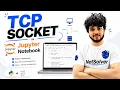 TCP Socket Programming in Jupyter Notebook Python Client-Server Communication Networking Tutorial