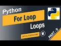 Python in Tamil Part 9 For Loop Tutorial Series Benazir Education