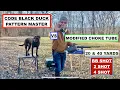CODE BLACK DUCK PATTERN MASTER vs MODIFIED CHOKE TUBE at 20 40 YARDS shooting BB 2 SHOT 4 SHOT