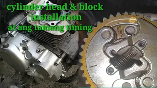 Download Paano mag install NG cylinder head at block Kawasaki barako/ how to install block and head MP3