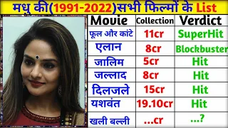  1991 2022 all movie list madhoo ki sabhi film box office collection bollywood movies
