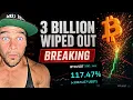BITCOIN JUST EXPLODED 3 BILLION WIPED OUT THIS CHANGES EVERYTHING LIVE