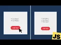 Adding a new list item with JavaScript Day 44 of JS 418 of Web Dev