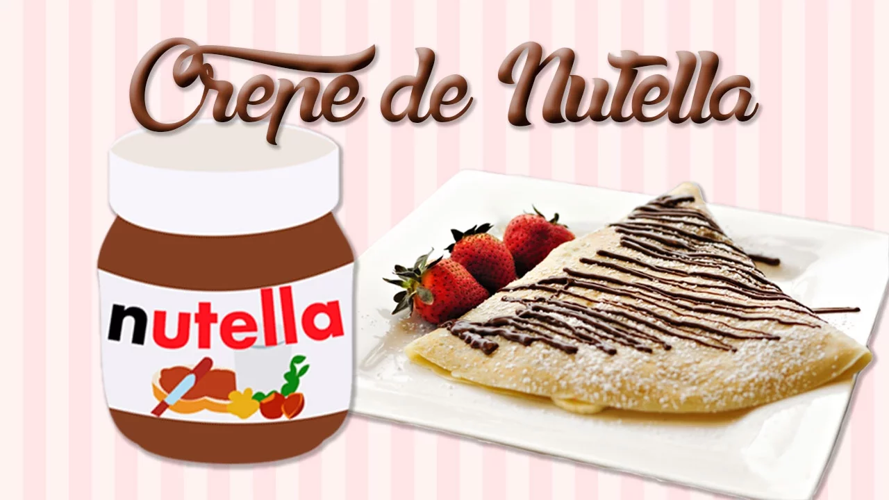 CREPE DE NUTELLA FÁCIL (CREPIOCA) O NERD E A CHEF