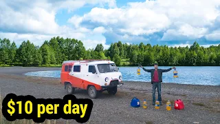 $10-a-day: budgeting for expensive country