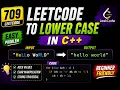 LeetCode 709 in C To Lower Case ASCII String Problem