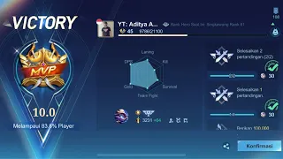 LIVE MYTICAL HONOR SOLO RANK!!! UJI NYALI