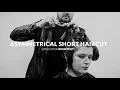 Asymmetrical Textured Short Haircut Tutorial - Education Shortcut