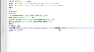 Linux Programming Loops and Parameters