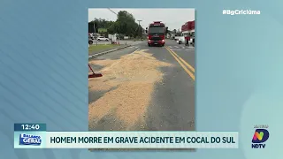 Mal súbito provoca acidente com vítima fatal em cocal do sul