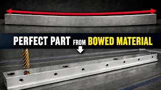 Genius Technique to Machine Crooked Bar Stock