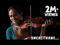 Snehithane | Alaipayuthey | Theme Music | Violin | Roopa Revathi