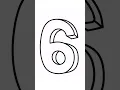 Download Lagu How To Draw Number, Six 6 In 3D