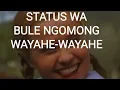 Download Lagu STATUS WA, WAYAHE-WAYAHE, VIDEO LUCU, BULE JAWA,