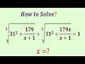 Can you crack this algebra mathematics problem Olympiad problem Can you solve x