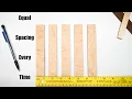 How to get even spacing Equal distance Calculate distance