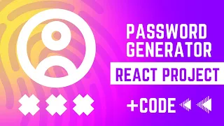 Random Password Generator React Js React Js Password Generator Project React Password Generator