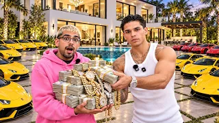 Ryan Garcia Reacts to Giving N3ON a House Tour of His $10,000,000 Mansion before Conor Benn Training