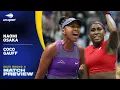 Download Lagu Naomi Osaka vs. Coco Gauff Match Preview | 2025 US Open Round 4