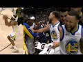 Steph Buddy having fun after Moses Moody hits 7 threes in first qtr vs Pelicans