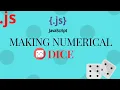 How To Make Numerical Dice For Ludo With Sound Effect Using Javascript Js Tutorial Mini App
