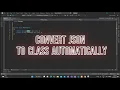 Visual Studio Magic To Convert JSON to C Class
