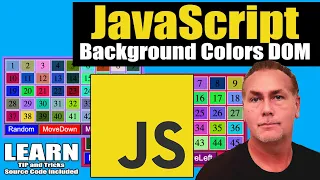 JavaScript DOM Select Update Page elements Background Fun with JavaScript Coding example exercise