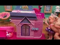 Mini dolls ! Elsa & Anna toddlers - Frozen doll houses - Barbie dolls