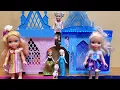 Lagu Mini dolls ! Elsa \u0026 Anna toddlers - Frozen doll houses - Barbie dolls