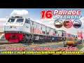 Lagu REKOR !! PARADE 16 LOKOMOTIF CC 300 - CC 201 - CC 203 Kereta Luar Biasa Ujicoba Jembatan Joglo 2025