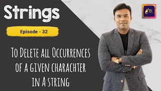 How to delete all occurrences of a given character from a String ABC