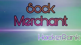 Sock Merchant HackerRank Solution