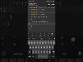 Hollow rectangle with using c code Coding in phone