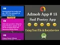 Admob App 15 how to make poetry app in android studio