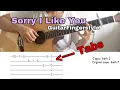 Download Lagu Sorry I Like You - burbank - GuitarFingerstyle Free Tabs | CongQuann