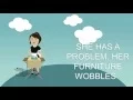 Table Leg Levelers by Wobble Fixer Metric USA Furniture Wedge and Furniture Levelers
