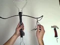 Stringing a 50 or 80 lb pistol style crossbow made easy