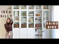 IKEA BILLY Bookcase UPGRADE Craft Supply Organization Ideas