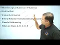 4.6 What is Logical or IP Addressing