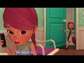 Miss Polly Had a Dolly Goes to School | Baby songs | Nursery Rhymes & Kids Songs | Bus Cartoon