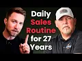After 27 Years in Roofing Sales This Is STILL His Daily Routine