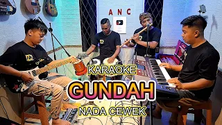gundah karaoke nada cewek yunita ababiel