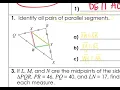 Unit 5 notes 5 4 Midsegments of Triangle
