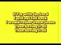 Sondae - I Would Rather Have Jesus(Lyric Video)